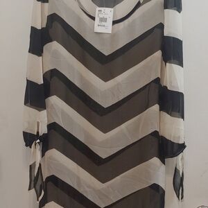 Roxy Black and White Dress